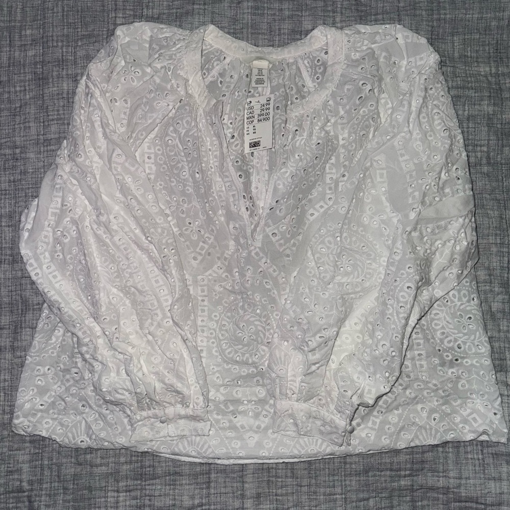 H&M White Blouse